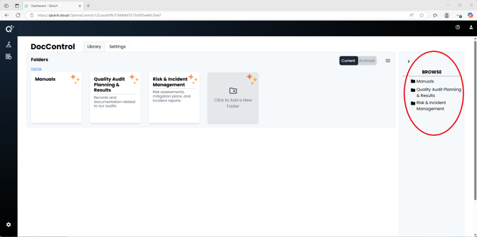 Browse Tree Screenshot