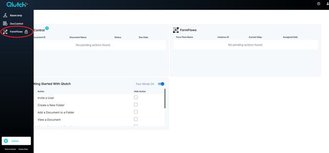 FormFlows App locked