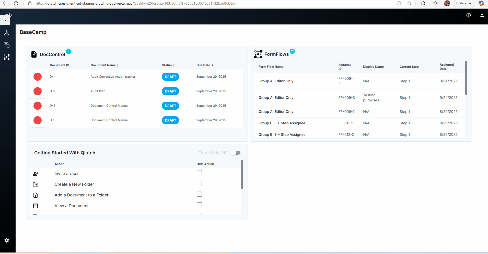 Access FormFlows