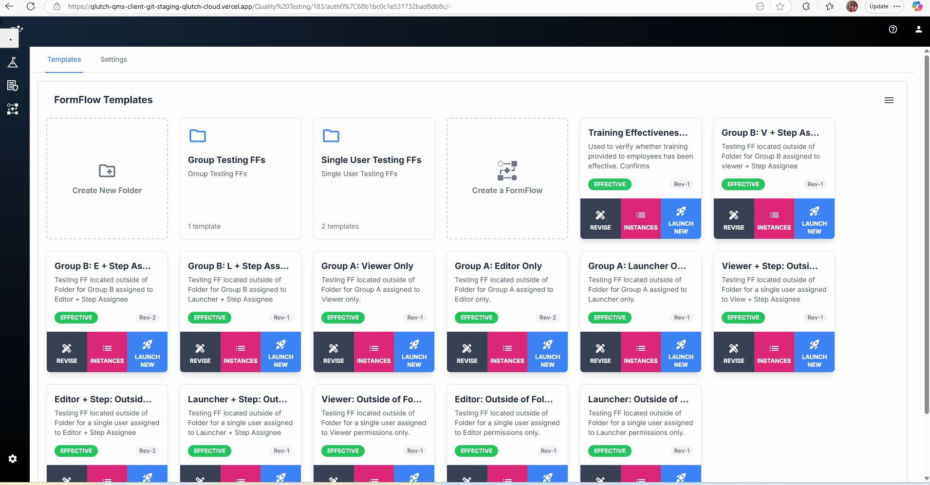 Create a FormFlow Hamburger Menu