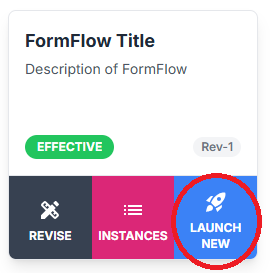 Launch New_FormFlow Template Card