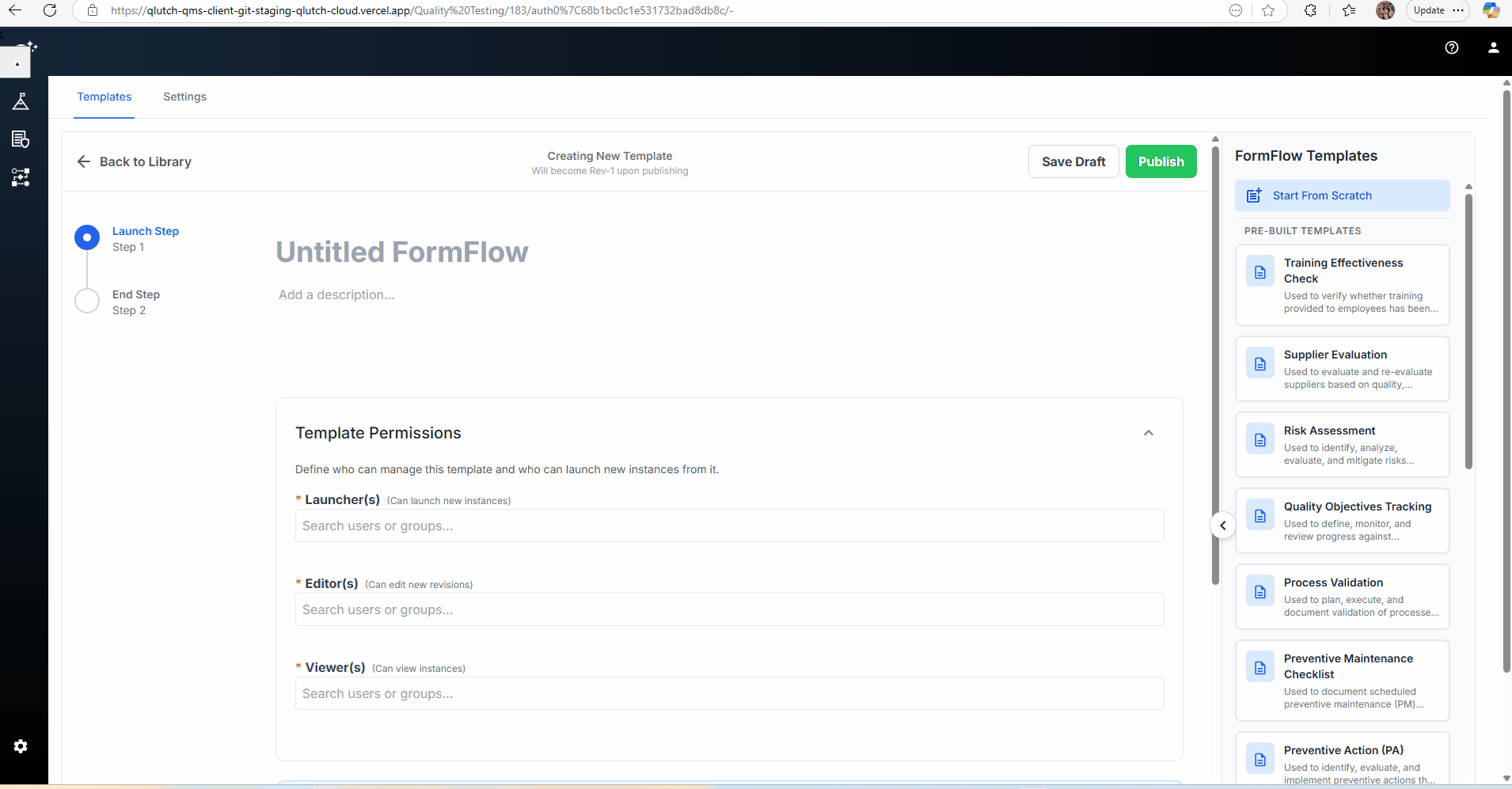 FormFlow Prebuilt Templates